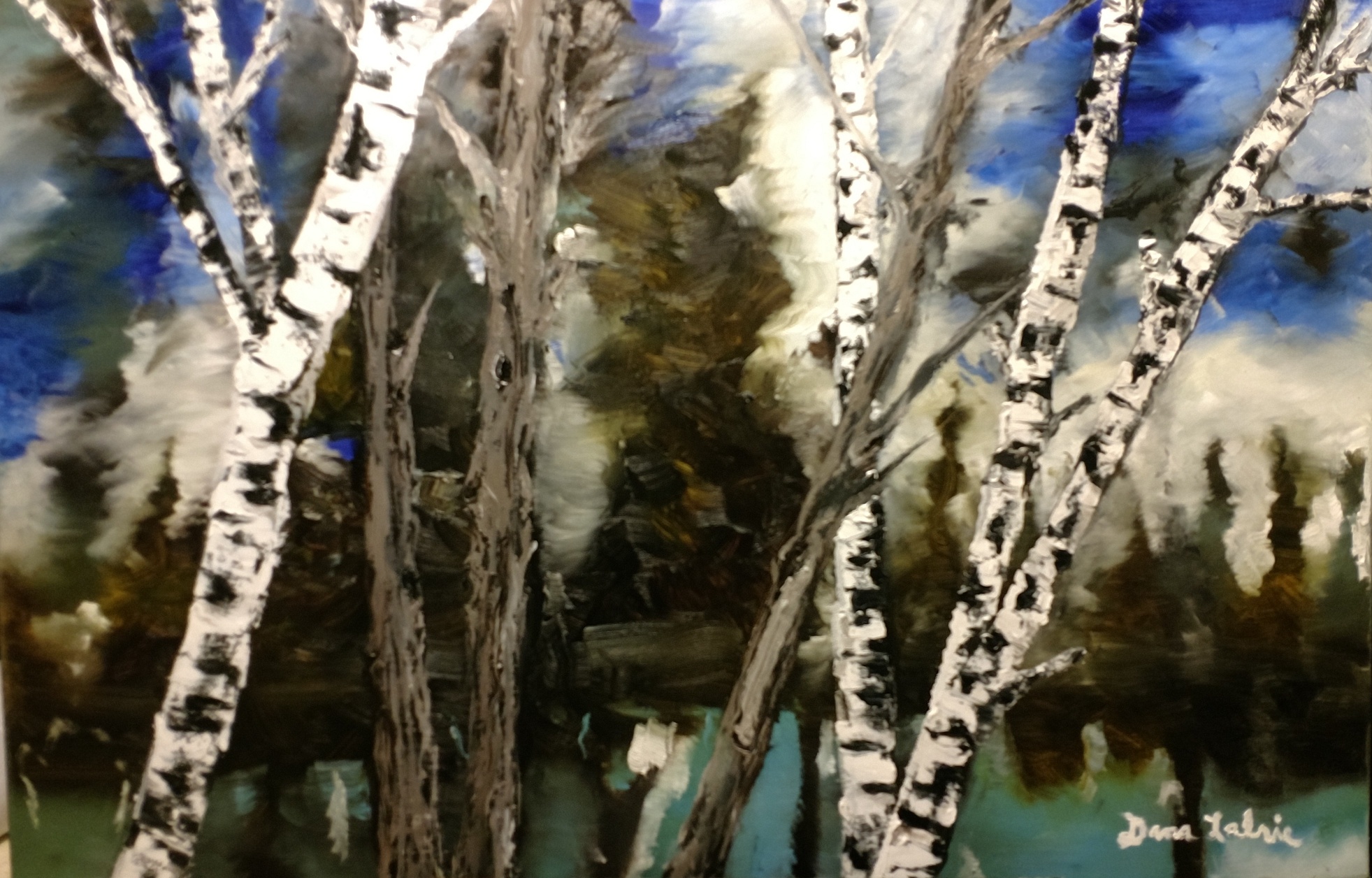 muskoka chairs on lake